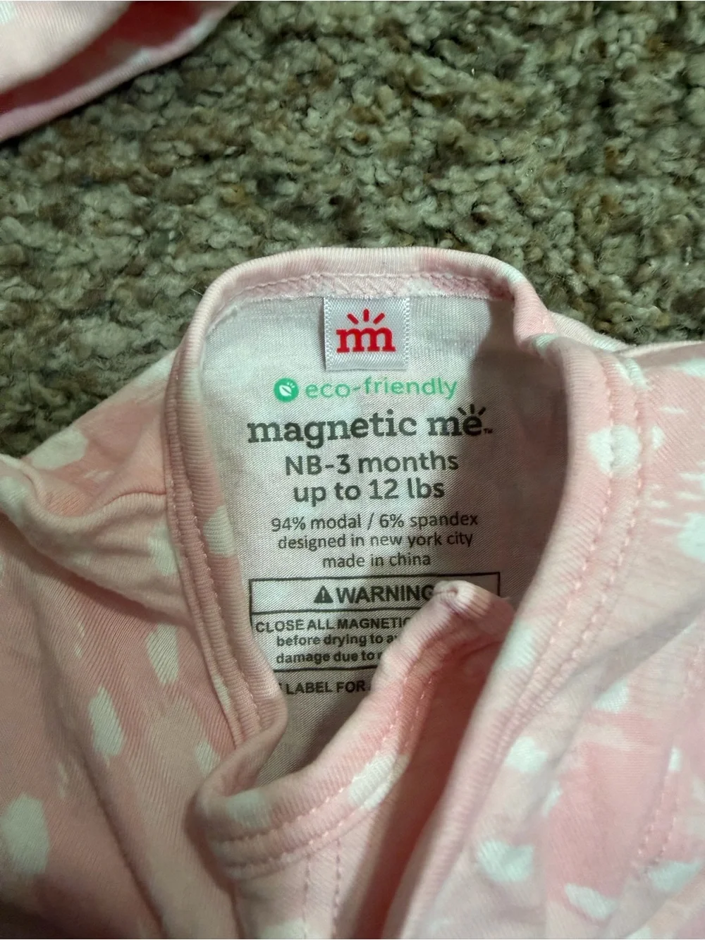 Magnetic Me gown size 0-3 months